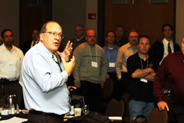 Author and rural development expert, Luther Snow presenting the plenary session on Asset Mapping. LCMS National Rural and Small Town Mission 2012 Conference- King’s Pointe Resort 11/1-11/3/12