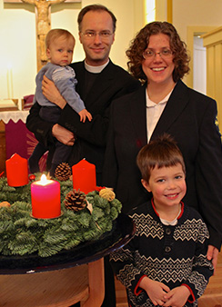 Christopher and Elizabeth Ahlman and family
