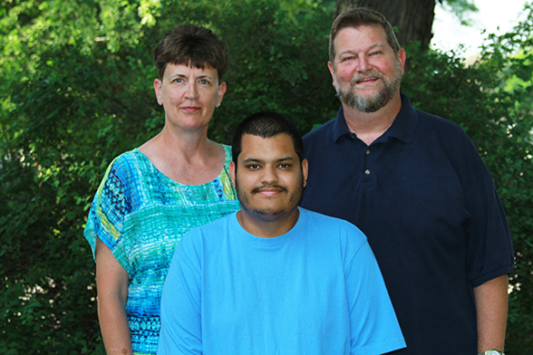 Rev. Stuart, Debra and Caleb Freese