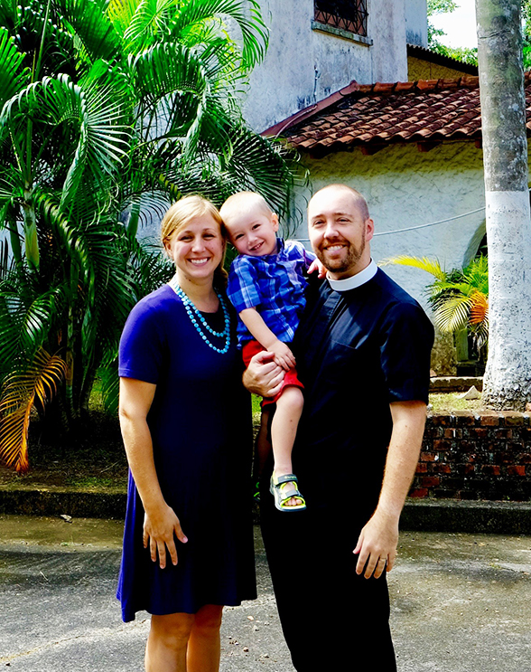 Rev. Brian and Amanda Gauthier and their son