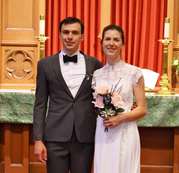 Rebecca Wagner and her husband Peter