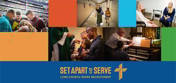 Listen to this series of interviews on church work vocations and recruitment on KFUO's The Coffee Hour. 