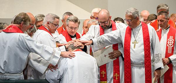 The Lutheran Church—Missouri Synod held a service of installation for President Rev. Dr. Matthew C. Harrison, six vice-presidents, the LCMS secretary and several board members on Sept. 15 at Concordia Seminary, St. Louis.