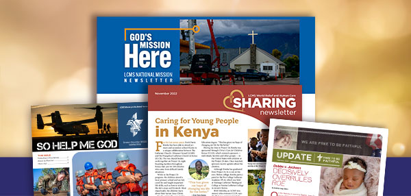 Advent and Christmas media kit &mdash; Subscribe to receive LCMS ministry newsletter emails, including God&rsquo;s Mission Here, the new National Mission newsletter.