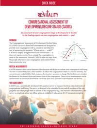 Congregational Assessment of Development/Decline Status (CADDS)